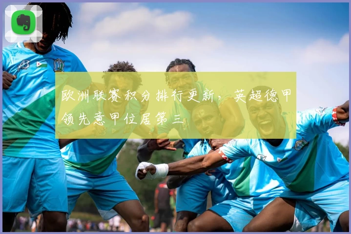 欧洲联赛积分排行更新，英超德甲领先意甲位居第三